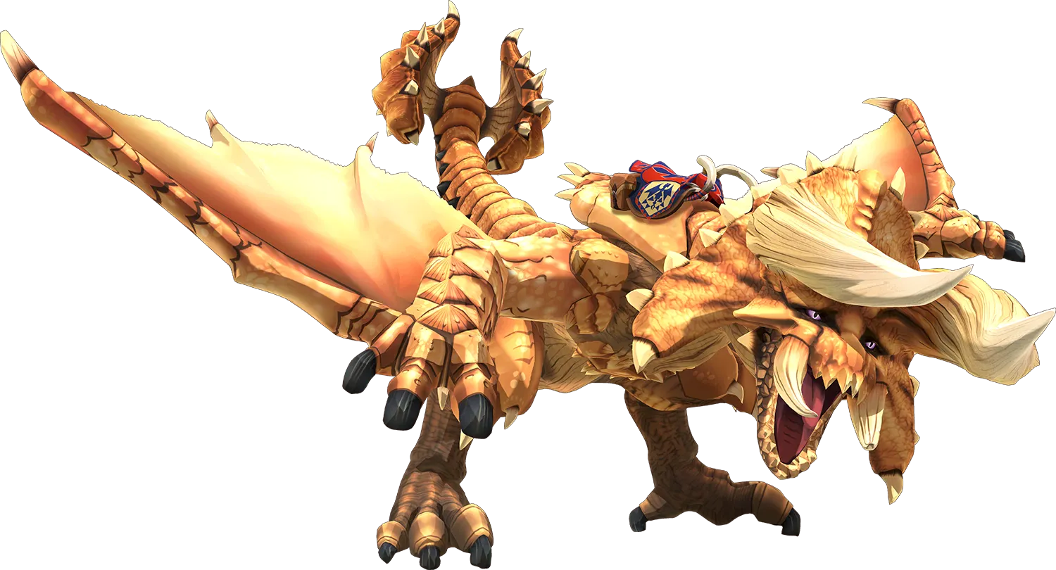 MH Stories 3 Diablos — Monstie render from Monster Hunter Stories 3