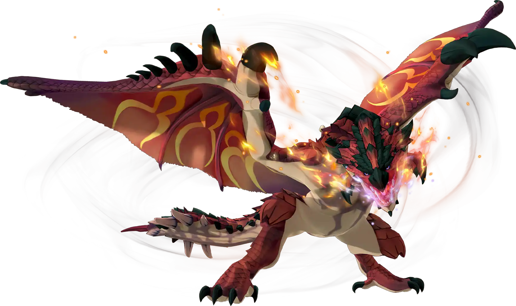 モンハンストーリーズ3 黒炎王リオレウス — オトモンレンダリング