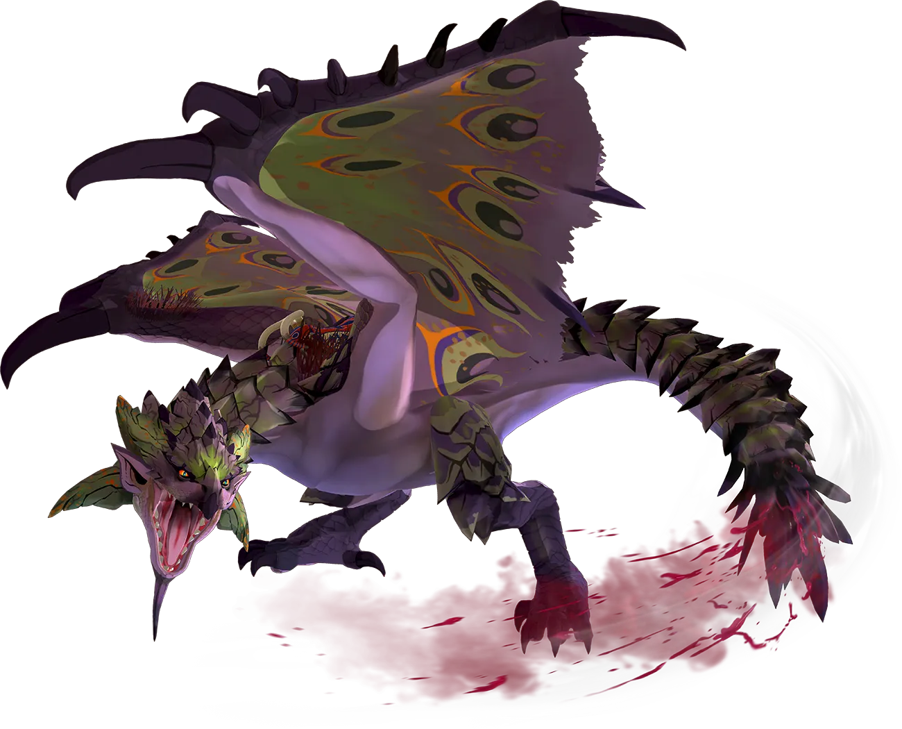 モンハンストーリーズ3 紫毒姫リオレイア — オトモンのレンダリング画像