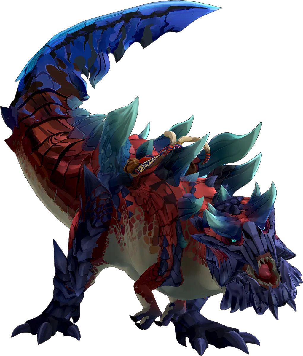 MH Stories 3 Glavenus — Monstie render from Monster Hunter Stories 3