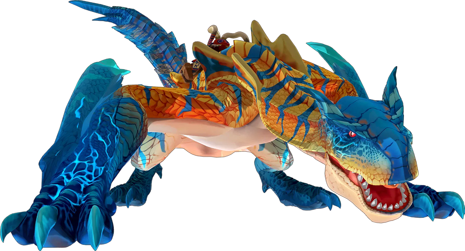 モンハンストーリーズ3 荒鉤爪ティガレックス — オトモンレンダー画像