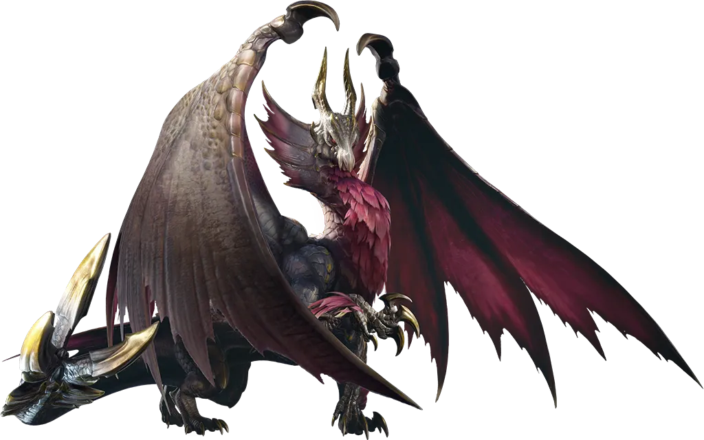 MH Stories 3 Malzeno — Monstie render from Monster Hunter Stories 3