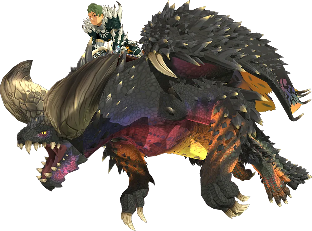 MH Stories 3 Nergigante — Monstie render from Monster Hunter Stories 3