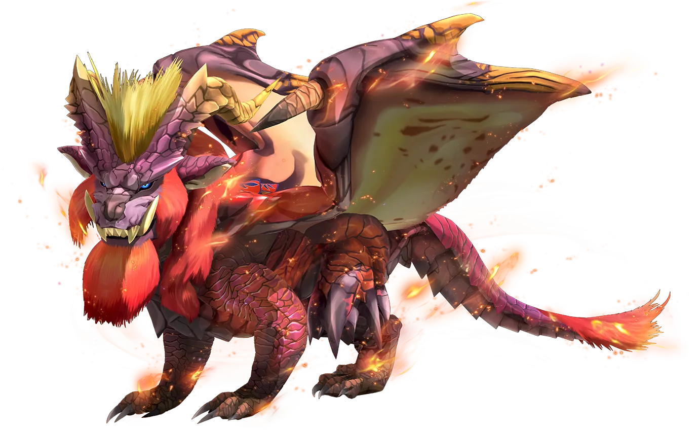 MH Stories 3 Teostra — Monstie render from Monster Hunter Stories 3
