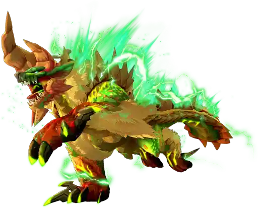 モンハンストーリーズ3 金雷公ジンオウガ — オトモンレンダリング
