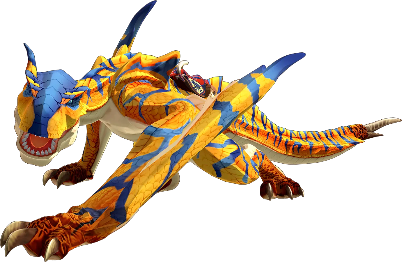 MH Stories 3 Tigrex — Monstie render from Monster Hunter Stories 3