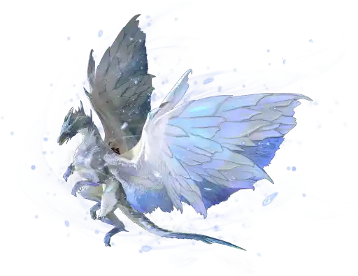 MH Stories 3 Velkhana — Monstie render from Monster Hunter Stories 3