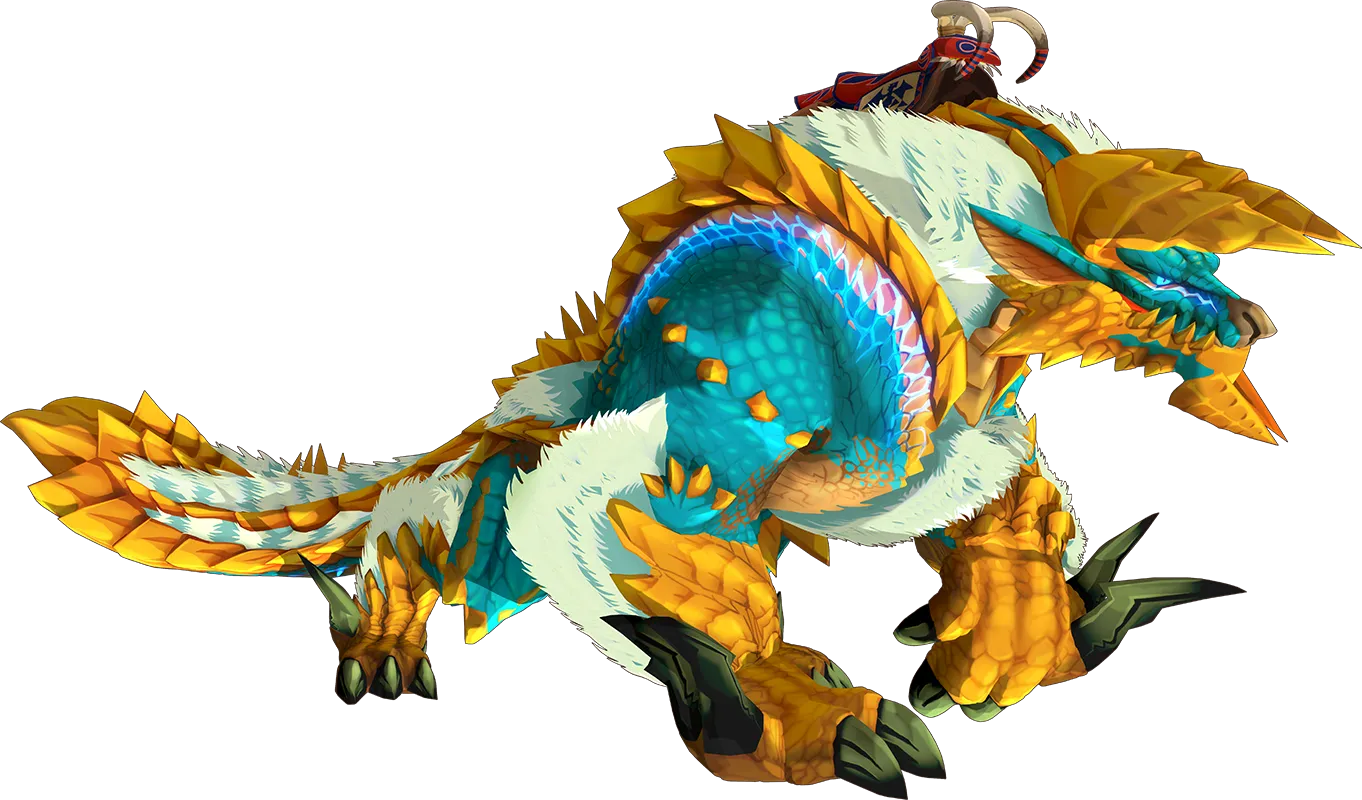 モンハンストーリーズ3 ジンオウガ — オトモンのレンダリング画像